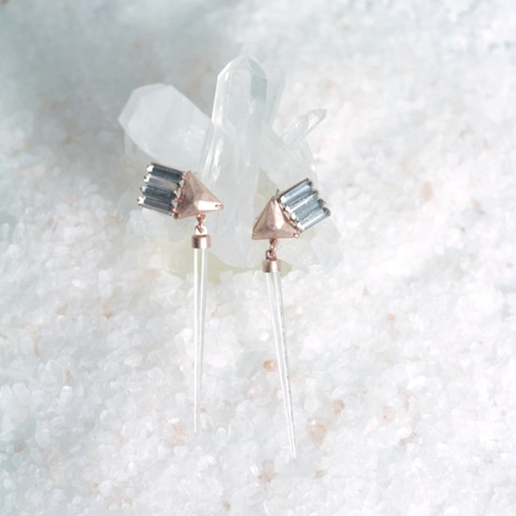 Cliffrose Spike Earrings