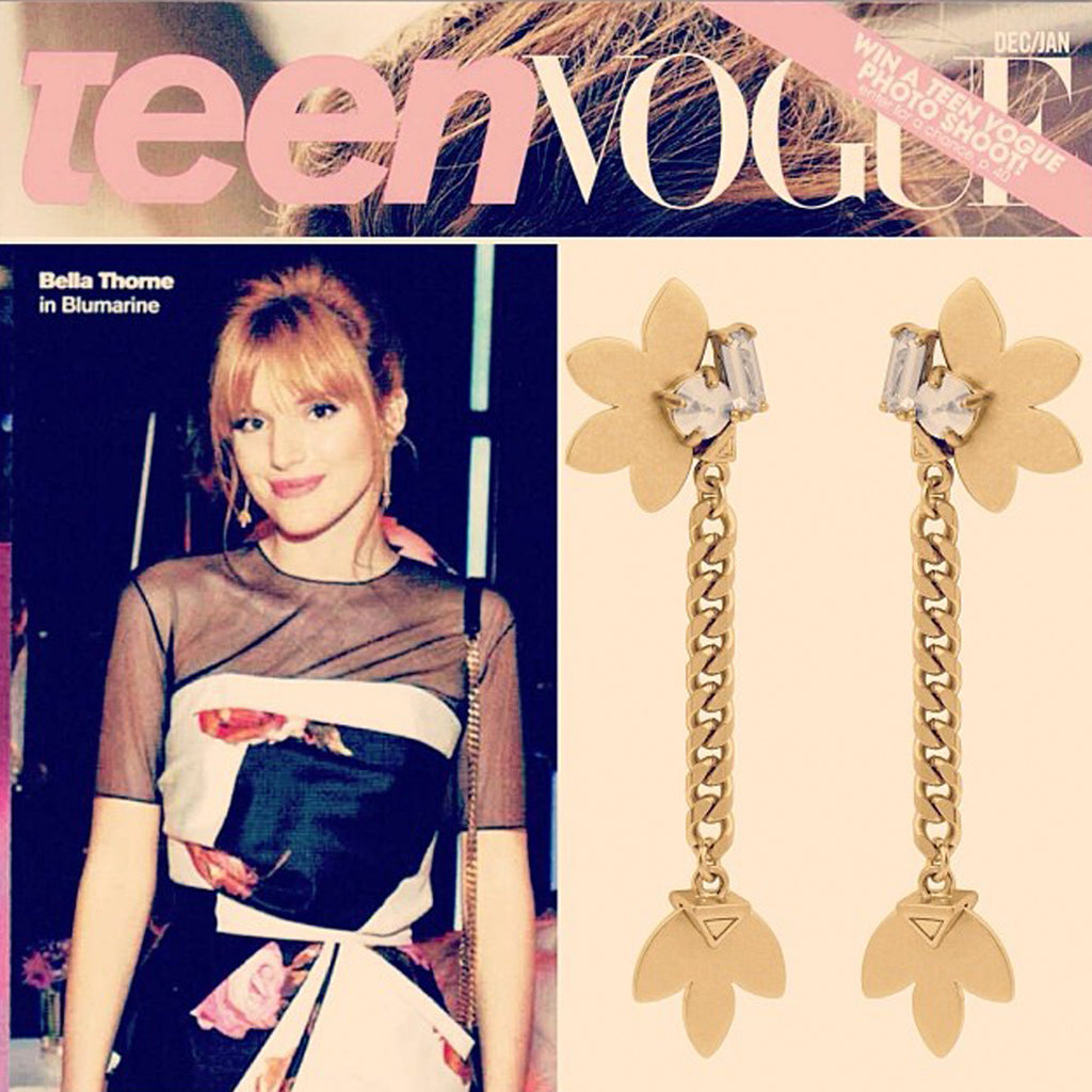 Aksama Short Chain Earrings